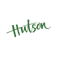 Green Hutson logo on white background